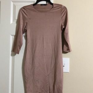 Goldish brown dress